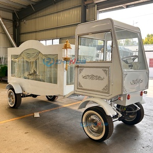 Chinese Manufacturers Electric White Hearse Funeral Carriage Car Retro Funeral Cars Special Transportation - Product Image 3