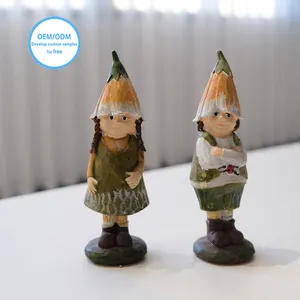 European style garden decorations and interesting dwarf resin crafts Christmas gifts home decor sculpture custom figure