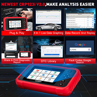 Herramienta de Diagnóstico Multisistema LAUNCH CRP123I V2.0 para Todos los Autos, Escáner OBD2 EOBD Creader Elite, Software Gratuito de por Vida