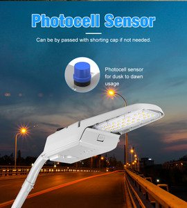 מלאי 50w 100w 200w הוביל רחוב תאורה rohs lm80 ies photocell חיישן אלומיניום סגסוגת גוף IP66 זמין de fr ce epr eu ce epr - Product Image 6