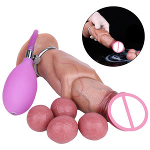 Consolador Ovipositor FAAK de 7,7 pulgadas con 5 huevos, juguetes huecos realistas para adultos, Estimulación del punto G, consoladores para poner huevos para hombres - Product Image 1