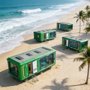 S70 Uzay Kapsülü, Büyük Cam Pencereli Minimalist Modüler Tasarım, Ticari Ofisler, Sergi Salonları ve Geçici Alanlar için - Product Image 3