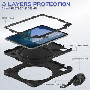 Funda Resistente con Soporte, Funda Híbrida para PC con Soporte y Correa para el Hombro, Funda para Tablet para iPad Air 11 2024 - Product Image 3