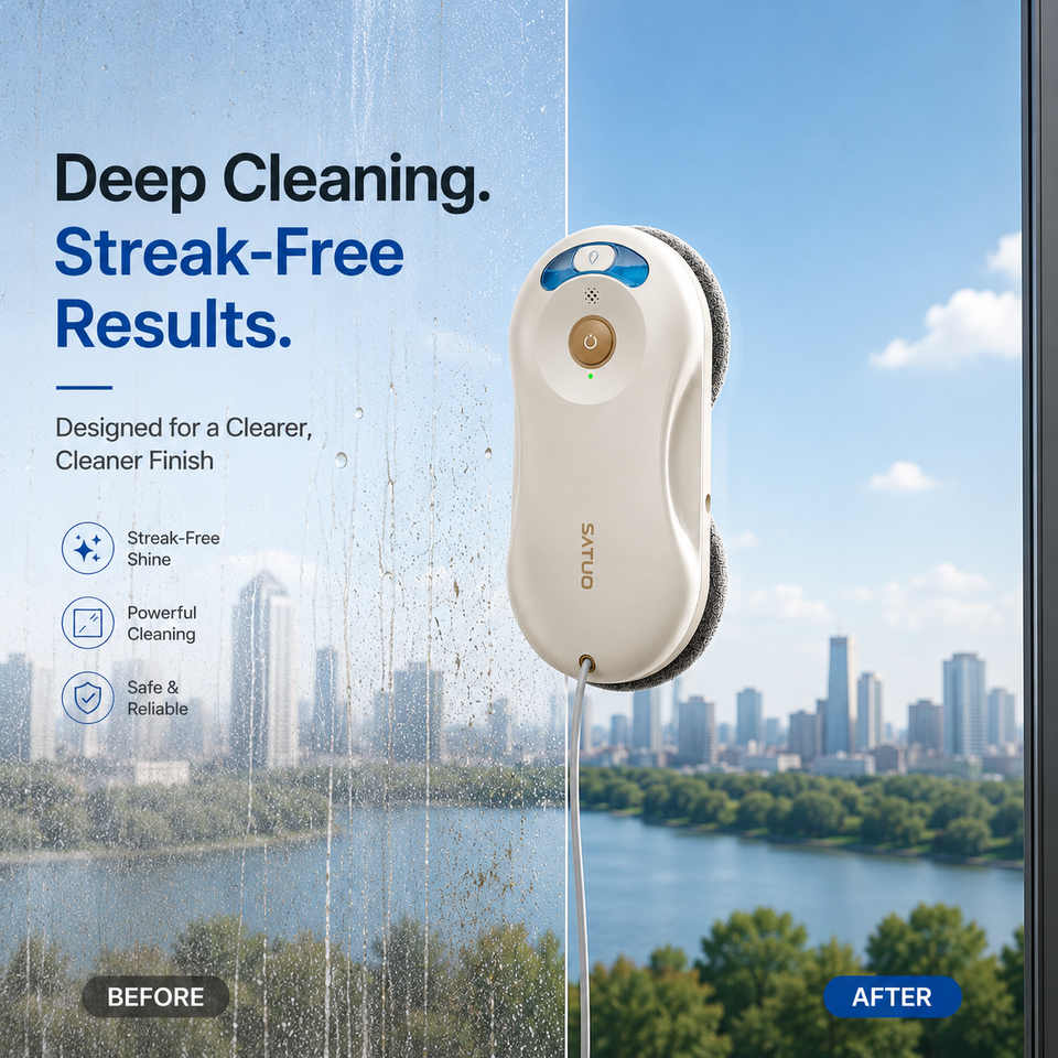 Control Main Window Smart Water Spray Window Cleaning Robot Automatic,Remote Control Glass ...