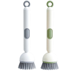 Distributeur de <span class=keywords><strong>savon</strong></span> pour brosse à vaisselle avec logo personnalisé, en plastique PP, poignée à <span class=keywords><strong>angle</strong></span> réglable, facile à utiliser, poils en nylon, pour le nettoyage domestique - Product Image 1