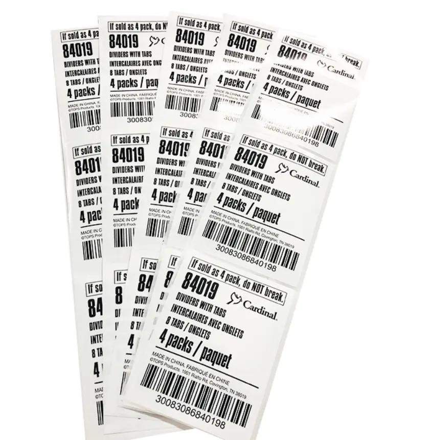 QR code label Good Quality Label New Design And Best Price Label Price bar coded sticker