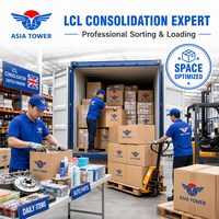 Transit maritime LCL + Express Chine-Royaume-Uni DDU Dédouanement Transporteurs DHL/UPS/FedEx Assurance pour marchandises courantes et pièces automobiles