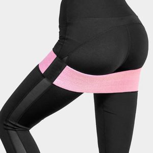 Ensemble de fitness pour femmes : Bande de résistance en polyester pour les hanches, 3 niveaux de résistance, pour entraînement et assistance aux tractions - Product Image 6