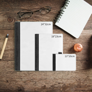 2025 nouveau XS Prosub gros Sublimation blancs Journal portefeuille Logo personnalisé tissu toile bloc-notes Sublimation cahiers - Product Image 5