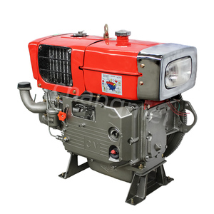Zs1100 Động Cơ Diesel Khởi Động Bằng Điện Làm Mát Bằng Nước Động Cơ Diesel Xi Lanh Đơn Hàng Hải ZS1100M Động Cơ Diesel 15hp - Product Image 1