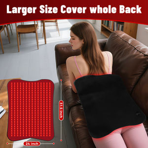 Terapia de luz roja mejorada para el cuerpo, almohadilla de terapia de luz roja de gran tamaño de 32x24 pulgadas con temporizador, alfombrilla de terapia de luz infrarroja - Product Image 6