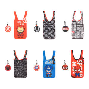 Sac de transport à café compact de style dessin animé à la mode sac de transport de boissons pliable écologique - Product Image 1