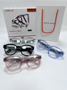Gafas Inteligentes AIMB-G6 con IA, 8MP, Antivibración, Video 1080P, Micrófono Dual con Cancelación de Ruido, Control Táctil, Altavoces AAC, Carga Rápida de 290mAh, 4GB/32GB - Product Image 3
