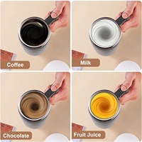 Tasse à café auto-agitante sublimation Smart Stainless Steel Electric Magnetic Auto Automatic Mixing String Coffee Cup