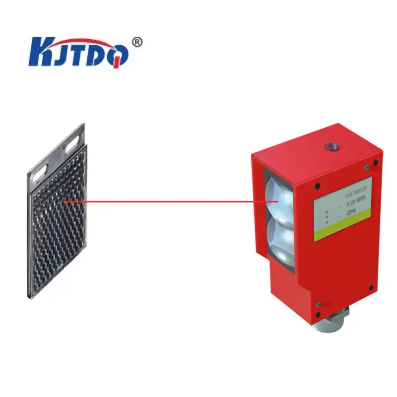 KJT небольшой квадратный фотоэлектрический датчик для наружного обнаружения прохода пассажиров диффузный световой луч в стиле ретро