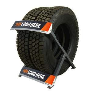 Tùy Chỉnh Nhiệm Vụ Nặng Nề Thân Thiện Với Môi Kim Loại Lốp Giá Hiển Thị Công Ty Bán Lẻ Cửa Hàng Xe Cửa Hàng Lốp Bánh Xe Hiển Thị Giá Kệ - Product Image 4