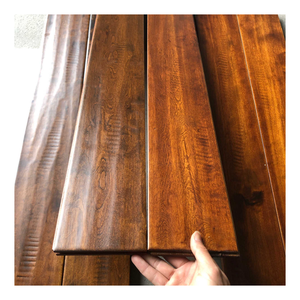 <span class=keywords><strong>Parquet</strong></span> en bois massif d'érable véritable naturel gravé à la main de luxe pour intérieur de 18 mm - Product Image 1