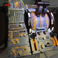 Plateforme d'accélération professionnelle pour Airbus A320, unité de commande de poussée complète pour projet de simulateur de cockpit d'aviation