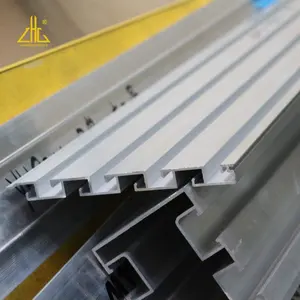 工厂价格多槽铝挤压型材框架，太阳能电池板安装铝轨