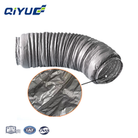 Tuyaux flexibles insonorisés et conduits de ventilation pour systèmes d'air frais, ventilateurs d'extraction et tuyaux anti-bruit en feuille d'aluminium