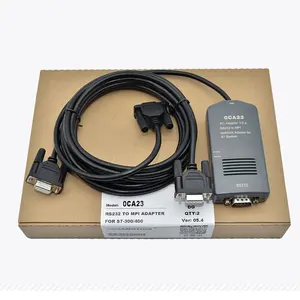 PC-MPI + adaptador para Cable de programación Siemens S7-300/400 PLC 6ES7972-0CA23-0XA0 S7-300 Cable de descarga RS232 a MPI, S7-400