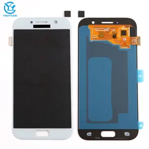 Tela de reposição para samsung galaxy, display lcd, a5 2017, a520, touch screen, digitizer