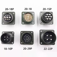 Connecteur à baïonnette pour fibre optique, étanche, pour aviation, avec servomoteur à verrouillage, 22-22 20-18, pour Fanuc Mitsubishi