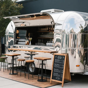 2025 Barbecue Remorque Fast Kiosque Commercial Ice Cream BBQ Food Truck Trailer - Product Image 4