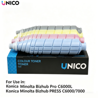Cartouches de toner UNICO TN616 compatibles avec les imprimantes laser Konica Minolta Bizhub Pro C6000L Bizhub PRESS C6000 C7000