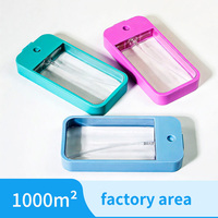 Flacon pulvérisateur de désinfectant pour les mains portable de 100 ml en forme de carte de crédit, atomiseur de parfum de poche
