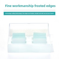 Xiangbo 7101 Type Single Double Concave Cover Glass Laboratory Microscope Slide Smooth Frosted Surface Vacuum Edge Biological