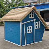 Maisonnette interactive en bois pour l'extérieur, modèles animatroniques, équipement de jardin et de parc pour tout-petits, fabrication en plastique, cour pour enfants