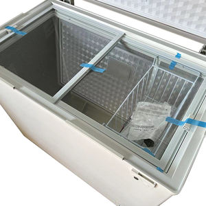 Congélateur <span class=keywords><strong>solaire</strong></span> à coffre 24V 560L 698L 1280L, congélateur à coffre DC à 2 portes avec isolation super épaisse de 110 mm pour l'épicerie - Product Image 3