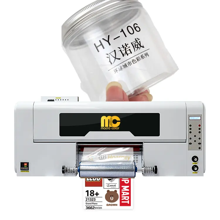 Innovativer A3 UV DTF 2024 Aufkleber Inkjet Pet Film Sheet UV-Druckmaschine Transfer UV Dtf Aufkleber Drucker