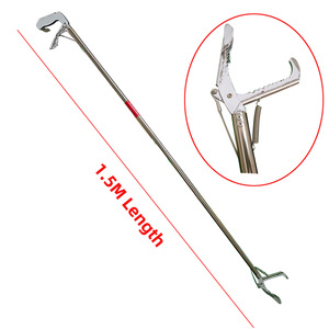 Herramienta Plegable para Atrapar Serpientes de 1.5 Metros, Pinzas Telescópicas para Serpientes con Mango con Bloqueo para un Control Seguro de Serpientes, Equipo para el Control de Plagas de Animales Salvajes - Product Image 2