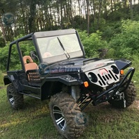 Caiteng Buggy tout-terrain électrique/essence 4x4 homologué pour la route, Jeep ATV/UTV avec transmission automatique, garantie de 2 ans - Mini Jeep pour adultes