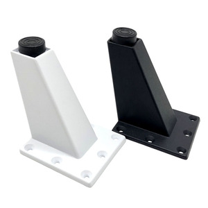 Aluminum Alloy Cabinet <b>Legs</b> 8/9.2/10cm Heavy Duty Trapezoid Furniture Support For Cabinet Office Tv Bathroom - Product Image 1