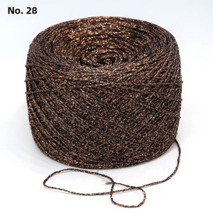 Fil à crocheter doré et argenté de haute qualité pour broderie, dentelle, bricolage, sacs, fil pailleté creux, tricot à la main, poupée métallique - Product Image 3