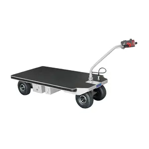 NK 113 Elektrische Hand Pull Trolley Mit Flexible Griff Leistung Elektrische Plattform Warenkorb Lager Hand Lkw