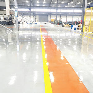 Revêtement de sol époxy auto-nivelant effet marbre imperméable pour garage, peinture de sol époxy 3D avec sable coloré - Product Image 1