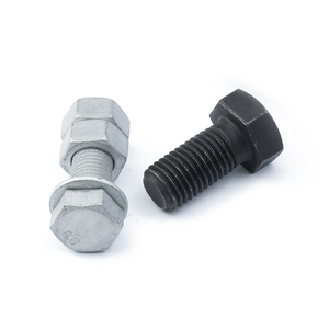 M16 M20 M22 M24 Anti-Vibration Class 8.8 Carbon Steel HDG Structure Hex <b>Bolt</b> with Nuts for Telecommunication <b>Tower</b> - Product Image 6