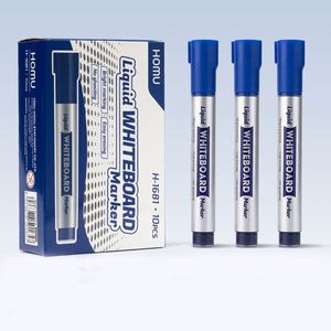Marqueurs pour tableau blanc à encre liquide, effaçables à l'eau avec pointe biseautée, grande capacité pour les réunions et la formation - Product Image 4