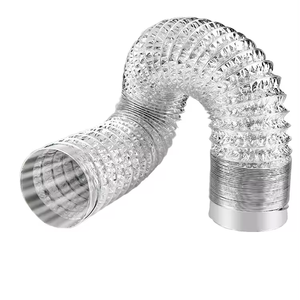 Condotto Flessibile Telescopico in Alluminio di Alta Qualità 100mm <span class=keywords><strong>per</strong></span> HVAC, <span class=keywords><strong>Design</strong></span> Moderno <span class=keywords><strong>per</strong></span> Uso in <span class=keywords><strong>Cucina</strong></span>, Sistema di Ventilazione e Aspirazione - Product Image 1