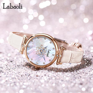 Nouvelle montre pour femme avec diamant serti montre à quartz de style niche étanche - Product Image 2