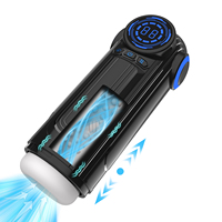 Godet masturbateur automatique pour hommes, 10 modes de vibration, silencieux, réaliste, en TPE, avec fonction de chauffage et d'aspiration, jouets sexuels OEM pour hommes