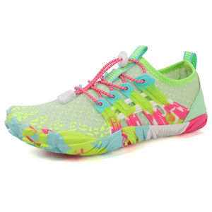 <span class=keywords><strong>Scarpe</strong></span> Acquatiche Nere, Verdi e Arancioni con Blocchi di Colore, con Coulisse, Asciugatura Rapida, in Mesh Antiscivolo, per Esterni e Spiaggia - Product Image 4