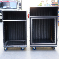 Produits SHTX Spot!! 8U/10U/12U/14U/16U/18U armoire de rack audio amplificateur support équipement de scène boîtier de support avec frein de pieds de Table