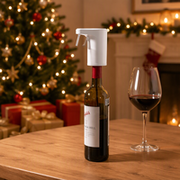 Distributeur de vin électrique intelligent pour cadeau de Noël, verseur automatique numérique de liqueur, aérateur de whisky USB pour les fêtes et le bar à domicile