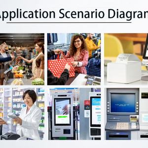 Rouleaux de papier thermique Unifon OEM 80x80mm, simple couche, pour caisse enregistreuse, 100% pâte de bois pure / certifié ISO9001 pour - Product Image 6