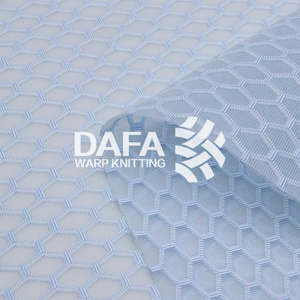 מפעל מכירת סרט כפול רשת משושה דבש משושה דבש 3d שכבת אוויר כריך בדים למתוח חומר סריגה - Product Image 5